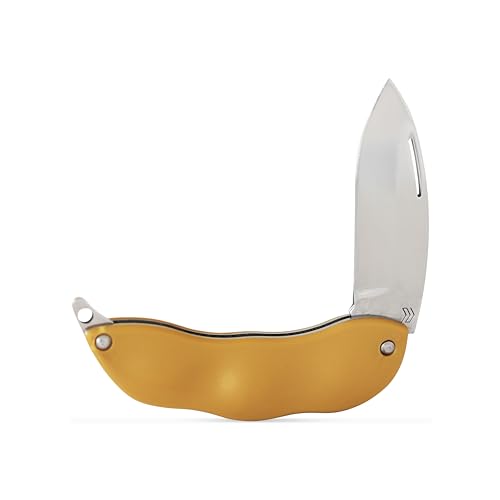 Canivete Cimo Bagha Soja Inox cabo em ABS - Dourado