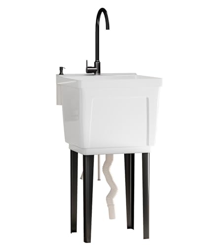 TABU 18-Gallon Utility Sink Hot/Cold Stainless Steel