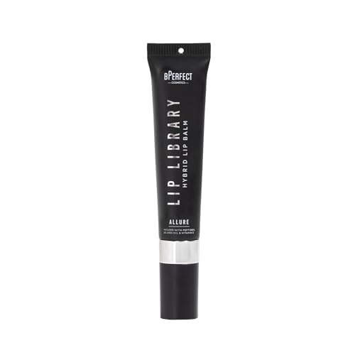 BPerfect Lip Library - Máscara de labios híbrida - Bálsamo labial hidratante multiusos con péptidos, aceite de jojoba y vitamina E - Tono: Allure (melocotón suave de albaricoque)