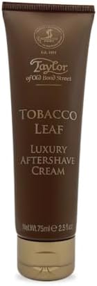 Crème après-rasage Taylor of Old Bond Street Feuille de tabac pour hommes après-shave 75 ml tonifiant et apaisant