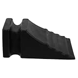 UPKOCH Schwere Gummi-radstopper für Auto LKW Wohnmobil und Anhänger rutschfeste Radkeile mit Hoher Haftung Parkbremse für Garage Einfahrt und Stellplatz Langlebiger Reifenstopper