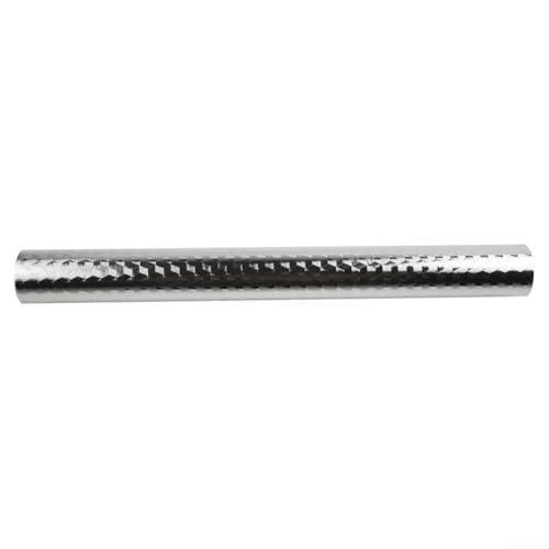 Adhesivo de aluminio de 5 m para encimeras de cocina, paredes, armarios y azulejos, película protectora impermeable y resistente al aceite (40 cm x 5 m)