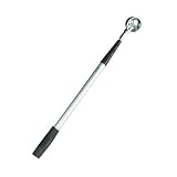 BEALIFE Einfach zu bedienender, automatisch arretierbarer Golfballfänger mit teleskopierbarem Greifer für Jede Golfumgebung. Die Länge ist verstellbar, Silber, 5 Abschnitte, 203 cm