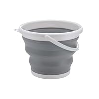 Collapsible Bucket - ShiningUU Heavy Duty 3L Foldable Tub for Camping, Beach, Car Washing & Outdoor Use | Portable Folding Small Bucket | Space Saving & Lightweight