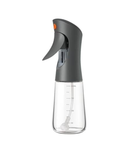 XHZMDWOU Aceitera Pulverizador Aceite Pulverizador De Aceite Oliva Botella Pulverizadora Sin Adecuado For Cocinar Ensaladas Barbacoa Antideslizante Reutilizable(Grey)