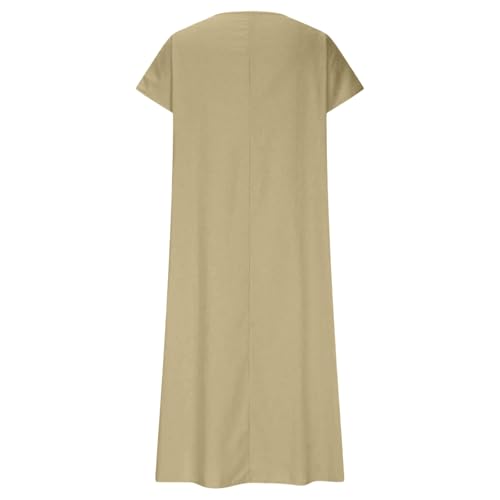 Robe d'été légère col en V pour vos journées décontractées