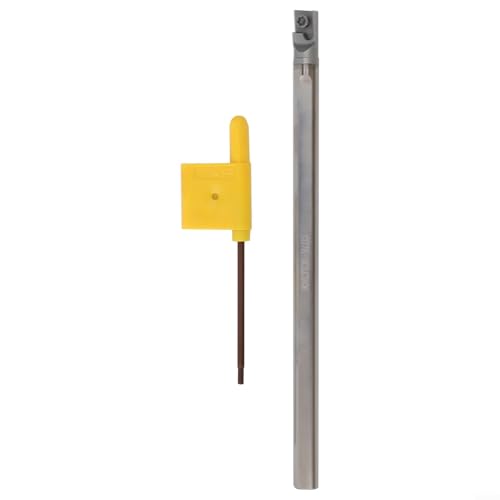 Solid Carbide for C07K-SCLCR06 CNC Tool Holder 100mm Long 7mm Diameter Shank Anti-Vibration Boring Bar Compatible with for CCMT0602 Inserts for Industrial Machining