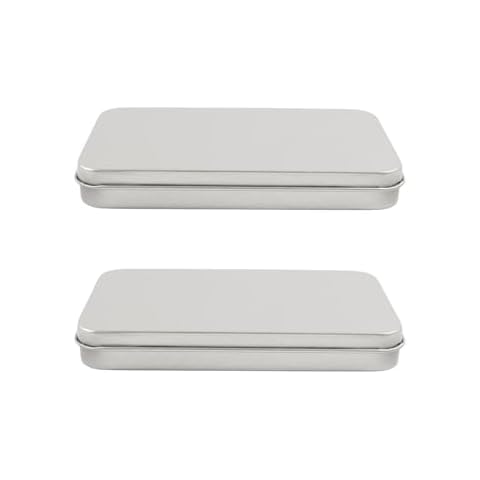 Vagocom Metal Storage Boxes with Lids Cover