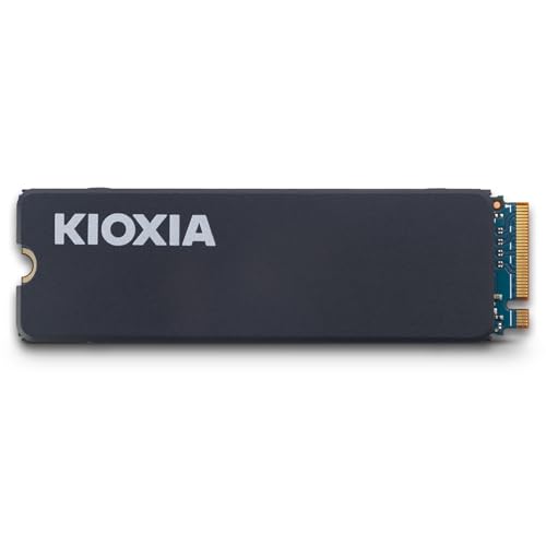 KIOXIA EXCERIA Heatsink NVMe SSD 1TB interne SSD, optimierter Kühlkörper, PCIe Gen4 x4, Lesen 6.200MB/s, Schreiben 4.900MB/s, Schwarz