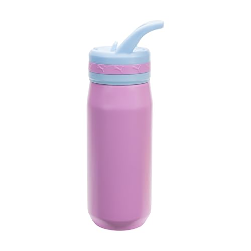 Image of PUMA unisex-adult 18oz Insulated Stainless Steel Water Bottle With Straw & Carry Handle