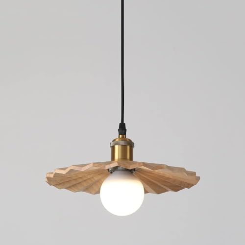 Lampe suspendue plissée E27 pour l'ambiance feutrée de votre chambre