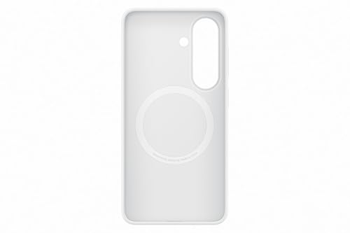 Image of Samsung Galaxy S26 Silicone Magnet Phone Case, Soft-Touch, Durable Grip, Great Feel, White