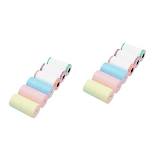 Papier impression vibrant thermique 12 pièces pour reçus clairs et durables