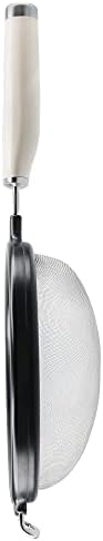 KitchenAid Sieve, Mesh Strainer, Medium 17.5 cm, Almond Cream