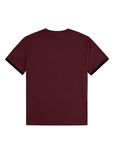 Image of RoseSeek Men's Color Block Short Sleeve Tee Shirts Casual Crewneck T Shirt Trendy Summer Tops