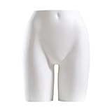 [PEWETE] 大人用ヒップマネキンモデル、下半身マネキン、クリエイティブな下着ディスプレイスタンド、女用ヒップディスプレイスタンド、ブリーフ, 白