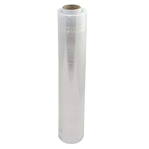 Triplast 400mm Pallet Stretch Shrink Wrap – Clear | Standard Roll of Heavy Duty Packaging Cling Film | Shrink Plastic…