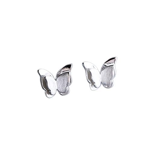 Boucles d'oreilles papillon en argent sterling 925 de haute qualité pour filles