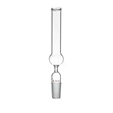 Deschem 24/40,Straight Drying Glass Tube Adapter,Ground Joint,Lab Borosilicate Glassware