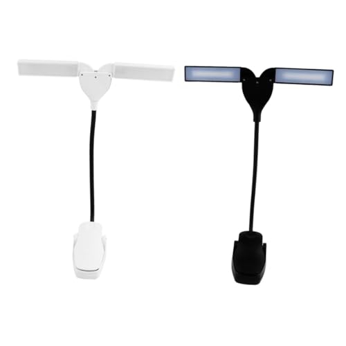 ORFOFE Rechargeable Piano Clip Light Led Music Stand Lamp for Practicing 2pcs Desktop Reading Lamp Touch Control Eye Protection Led Light