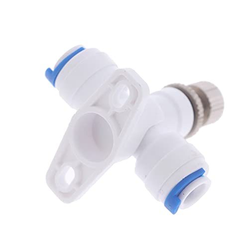 Vanne d'osmose inverse 1/4 avec régulateur de débit d'eau pour tuyau de filtration - 4