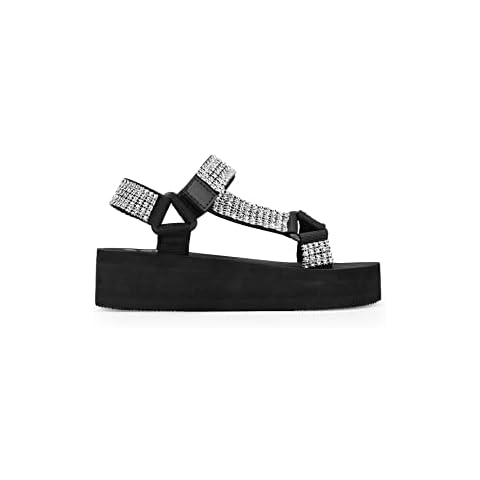 BOSANOVA Sandalias Deportivas con Detalle de Malla metálica Cover
