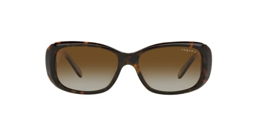 Vogue Eyewear Woman Sunglasses Dark Havana Frame, Polar Brown Gradient Lenses, 55MM3