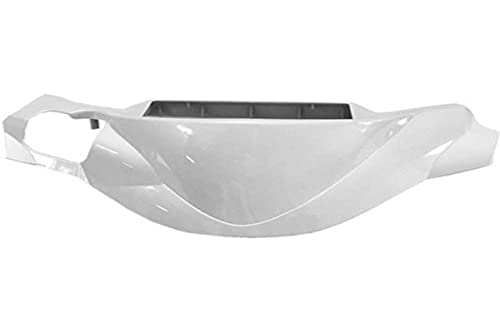 one by Camamoto cod. 77366436 Cache carénage Plastique écran supérieur Blanc Perle Compatible avec MBK Booster Spirit - Yamaha bw's Original Year...