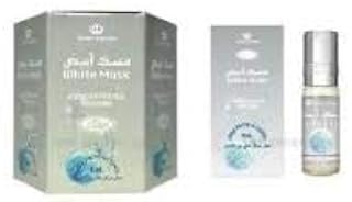 Business Square Pack of 6 Musk Perfume Al Rehab White Musk 6ml 100% Oil