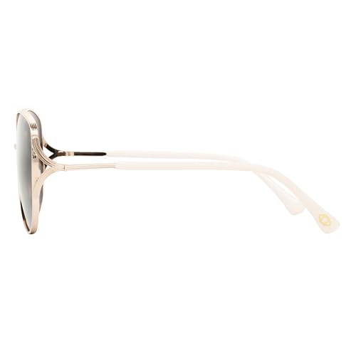 Foster Grant Sofia Vergara x Women's Serena Snag Free Cat Eye Sunglasses, Gold, 59 mm3