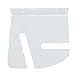Skateboard Rack Wall Mount Skateboard Display Rack Acrylic Strong Load Bearing Wall Hangers for Snowboards Wakeboards (Transparent)