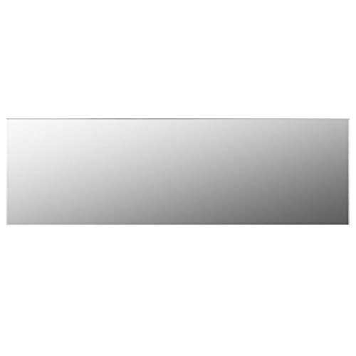 Extaum Espejo de Pared Rectangular Espejo sin Marco Vidrio 150 x 50 cm para Baño Dormitorio