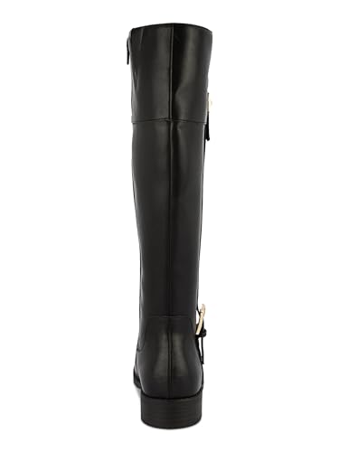 Karen Scott Womens Edenn Faux Leather Riding Knee-High Boots2