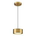 AXILAND LED Gold Pendant Lights Fixture Mini Pendant Lights for Kitchen Island Over Sink Bedroom Bathroom Dining Room
