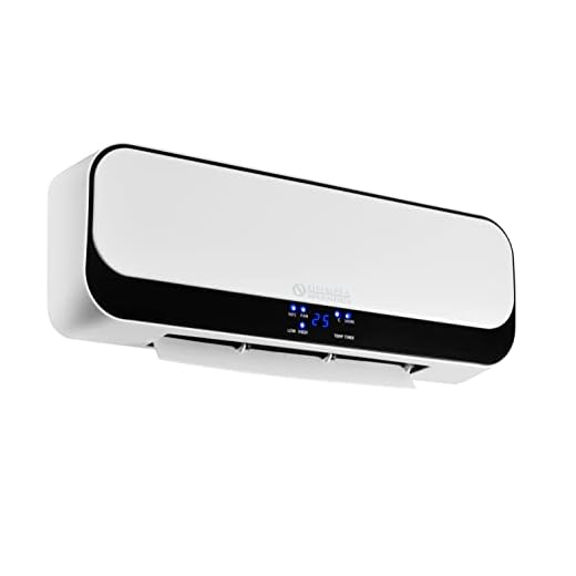 OLIMPIA SPLENDID 99261 Caldo Up T Wi-Fi - Calefactor Cerámico de Pared Mural 2000 W con mando a distancia y temporizador semanal, 65 m3- Exclusivo , Blanco