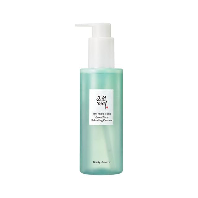 Beauty of Joseon Green Plum Refreshing Cleanser Gel Type Deep Pore Cleansing Acne Face Wash Blackhead Remover For All Skin Types Korean Skincare 200ml