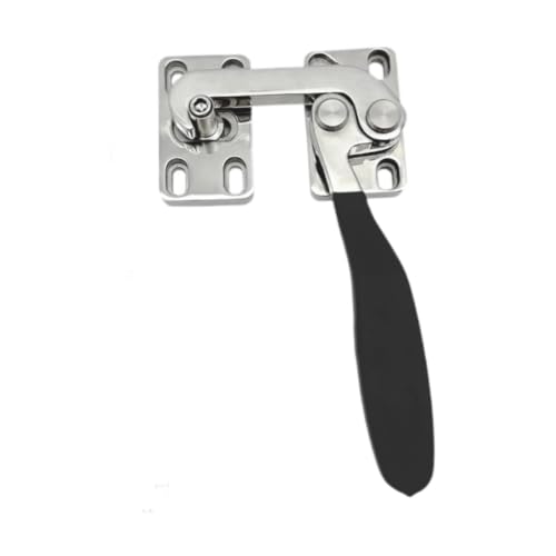 Milageto Industrial Oven Handle Lock Latch Assemble Pull Handle Metal Premium Heavy Duty Sturdy Adjustable Hardware for Airtight Door, Left 22.2cm