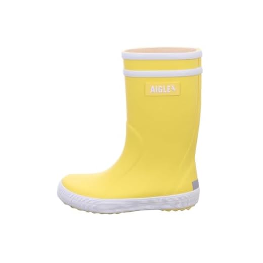 Aigle Lolly Pop 2, Botas de lluvia para Unisex Niños, Amarillo blanco, 38 EU