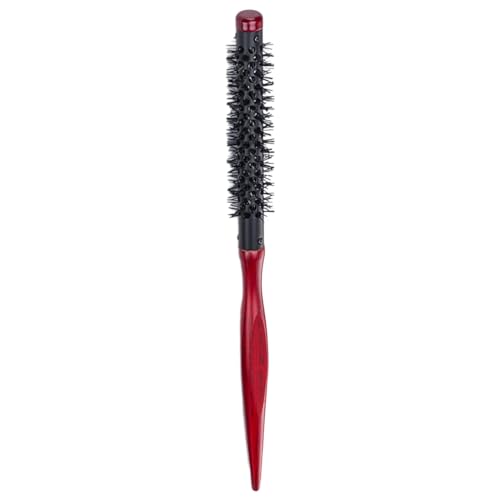 Cepillo redondo pequeño para cabello corto, peines redondeados para peinar volúmenes de elevación, rizar el cabello fino, cepillo de peluquería
