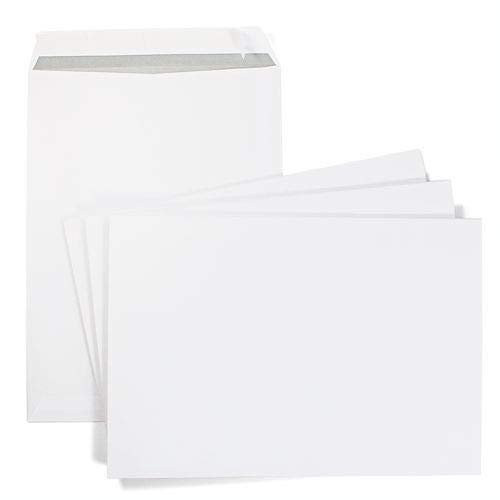 K-One C4 / A4 Plain White Self Seal Envelopes 90 GSM 324x229mm (Pack of 100)