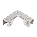 Juego de 16 accesorios de vidrio para fijar el vidrio, juego de 16 soportes para pantallas y acuarios, accesorios multiusos