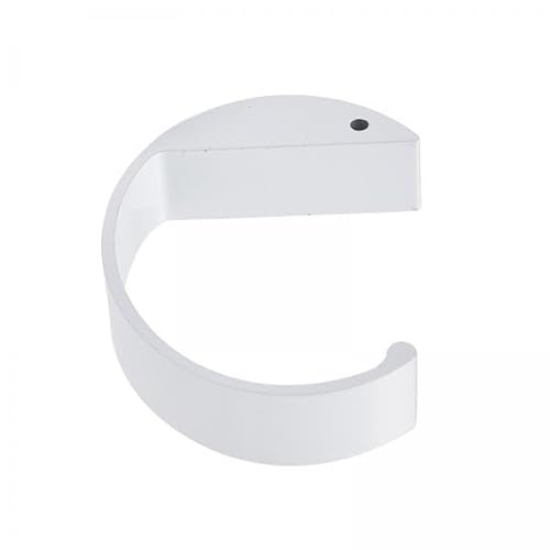 Fenteer Practical Hangers for The Workplace, Lightweight Aluminum Design, White, 4 Pcs