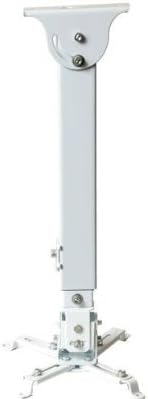 VideoSecu Tilt and Swivel Projector Ceiling Mount - White 3CA