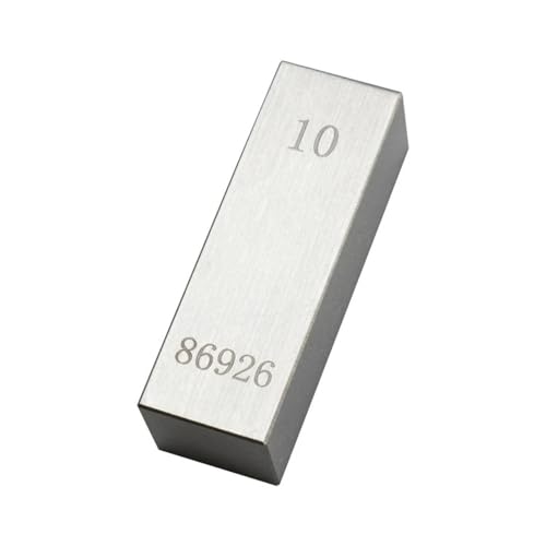 Juego de bloques patrón de alta precisión Calibre de bloque de precisión de 5 mm a 100 mm, calibre cuadrado de acero, calibrador Vernier, micrómetro(20mm)