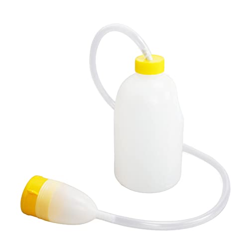 Men's Urinal Bottle, 1700ml Male Portable Travel Pee Bottles, Large Capacity Male Pee Bottles for Emergency and Travel