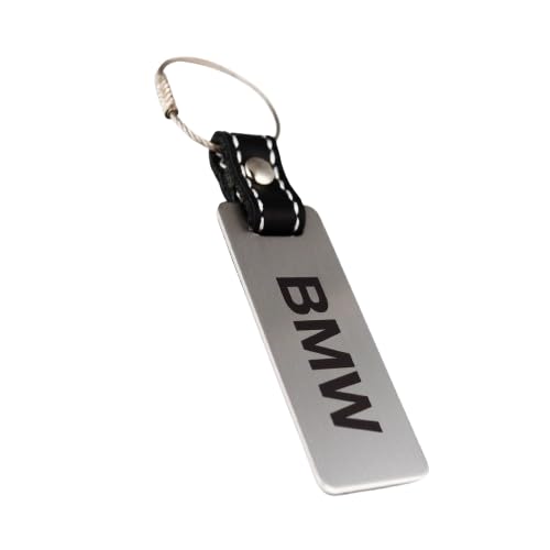 Image of BMW 82125B4FE91 Carbon Fiber Stainless Steel Keychain