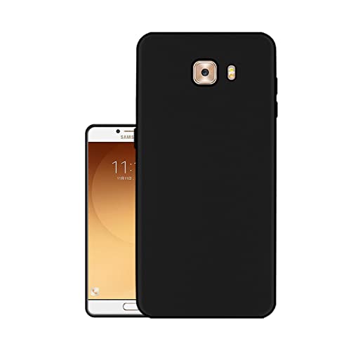 HELLO ZONE Exclusive Matte Finish Soft Back Case Cover for Samsung C9 Pro – Black- Best and cheap mobile covers in India