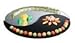 Gourmet Display Yin Yang Mirror Serving Tray 32in 1 EA