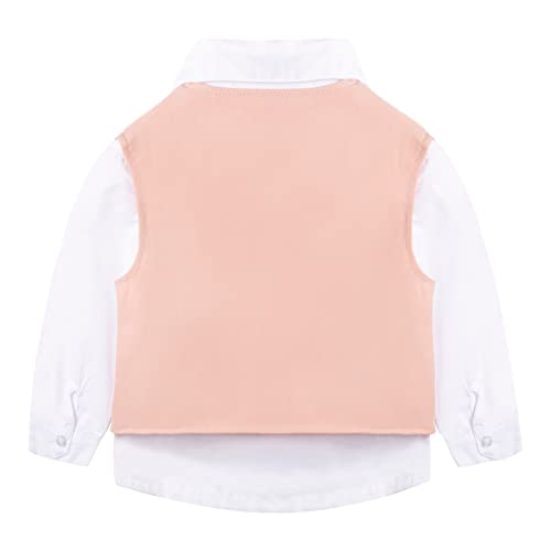 Image of Mud Kingdom Boys Suits for Weddings White Shirts, Vests and Pants Clothes Sets