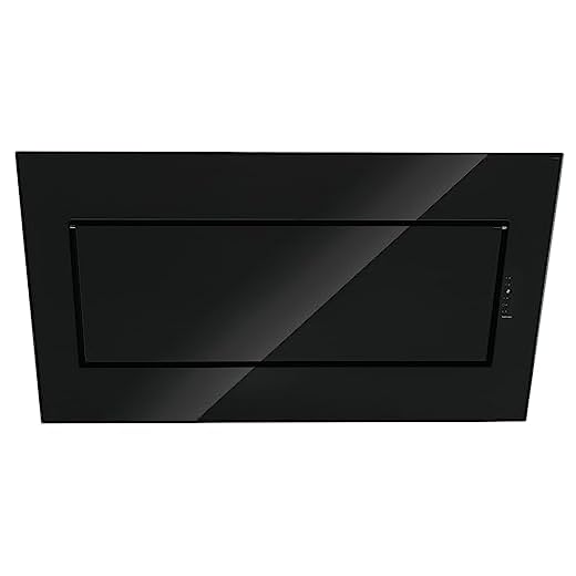 Falmec Quasar - Campana extractora de pared (120 cm), color negro